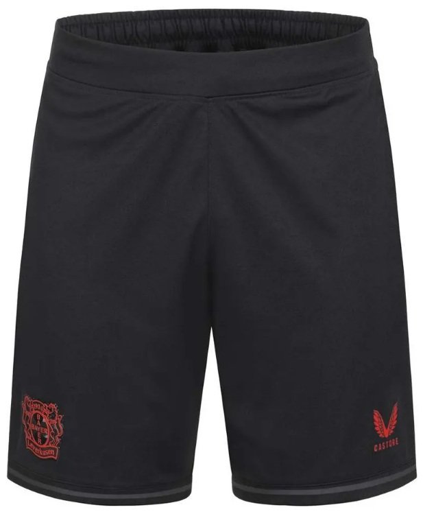 Calção I Bayer Leverkusen 2023 2024 Castore oficial 